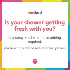 Method Daily Shower Spray Cleaner No Rinse Plant Based Ylang Ylang 28 fl oz 1 pk