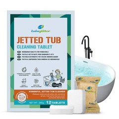 Jetted Tub Cleaner Spa Bathtub Cleaning 12 tabs Universal