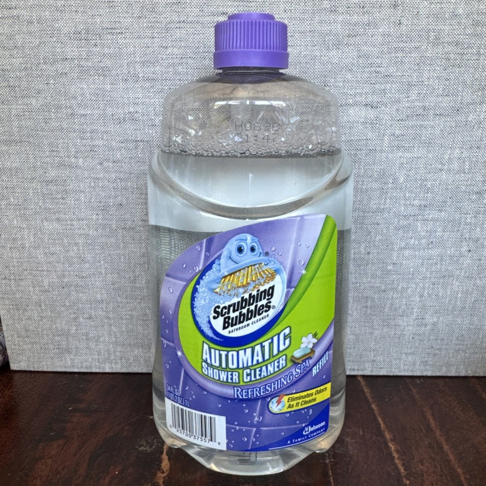 Scrubbing Bubbles Automatic Shower Cleaner Refill Refreshing Spa Scent 34 oz NEW