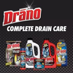 Drano Max Gel Drain Clog Remover and Cleaner for Shower or Sink Drains, Unclogs