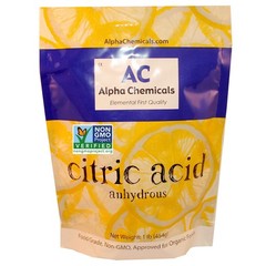 Non-GMO Project Verified Citric Acid – 1 Pound – Organic