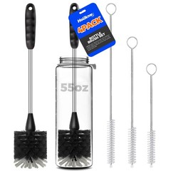 Holikme Bottle Brush Cleaner Set, 14 Long Handle Stainless Steel Bottle Clean…
