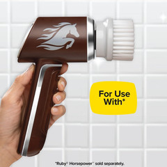 Horsepower 5 Heavy-Duty Sponges for Cordless & Rechargeable Scrubber, AS-SEEN-ON