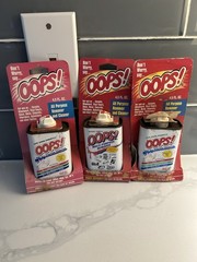Oops! All Purpose Remover and Cleaner 4.5 Fl. Oz. Lot of 3 READ DESCRIPTION