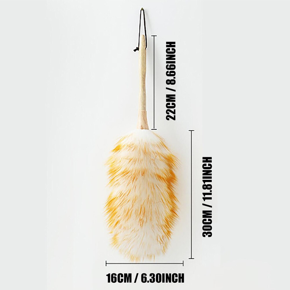 33/50CM Artificial Wool Duster Dusting Brush Anti Static Cleaning Tools Home Car