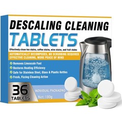 Kettle Descaler Tablets – Powerful Limescale Remover for Coffee Maker, Electr…