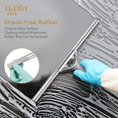 Window Squeegee for Home | 14-Inch Squeegee for Window Cleaning with Ergonomi…
