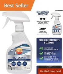 Marine Aerospace Protectant – 10 Fl Oz, Non-Greasy & Versatile Surface Restorer