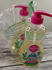 Dapple Baby, Bottle and Dish Soap Dish Liquid Plant Based Hypoallergenic pack
