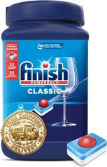 Finish Classic Dishwasher Pods, No Pre-Rinse Dishwasher Detergent Soap For Clean