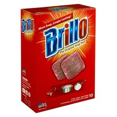 Brillo Steel Wool Soap Pads A76 23310, Long Lasting, Original Red Scent Clean…