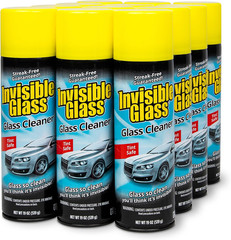 Invisible Glass 91164-12PK Premium Aerosol Glass and Window Cleaner for Auto and