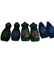 lot of 6 dish soaps ajax palmolive dawn mixed scents new sealed