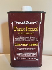 Finish Feeder With Beeswax 16 Fl. Oz. Wood Polish For Furniture 90 % FULL
