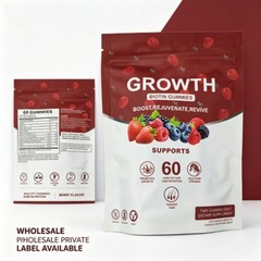 Hair Growth Gummies – Biotin, Vitamins Plant Extracts, Supports Health…