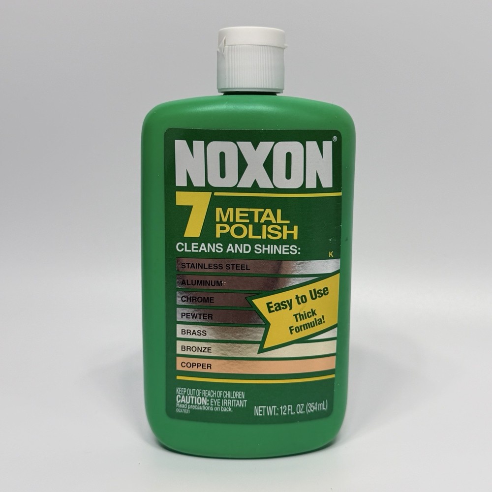 Noxon 7 Liquid Metal Polish for Stainless Steel Aluminum Bronze & Copper 12oz