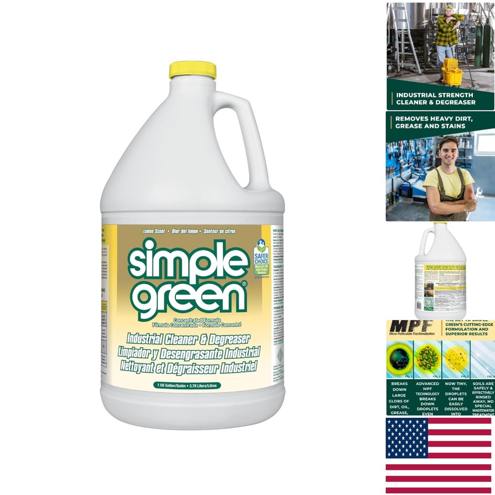 73434010 Industrial Cleaner & Degreaser – Concentrated Lemon Scent, 1 Gal