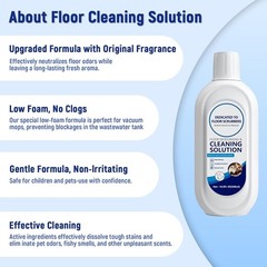 Fresh Multi-Surface Cleaner | 5 Bottles for Tineco Vacuums 16.9 Fl Oz
