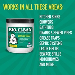Ultimate Drain Cleaning Kit Cleans Drains- Septic Tanks-Grease Traps All Natural