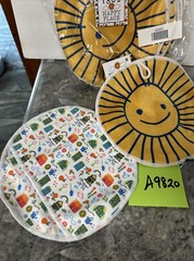 Lot Of 12 NWT Beekman 1802 Happy Place Face Microfiber Cleaning Mitt Sun 7.5″