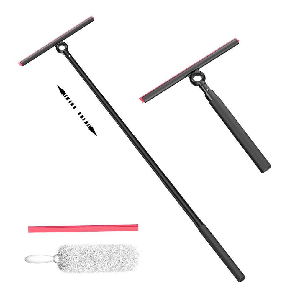 Shower Squeegee for Glass Doors, Window Squeegee for Home,Squeegee with Teles…