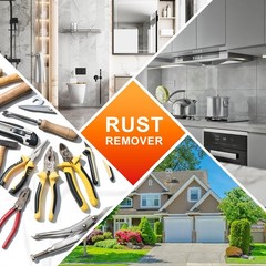 Rust Remover Powder Concrete Stain Remover | Indoor Outdoor Surfaces | Quickly
