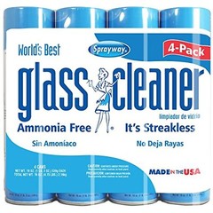 Sprayway Glass Cleaner 19 Ounce ,Pack of 4