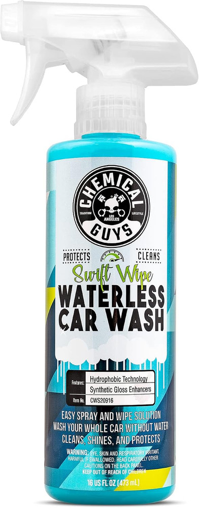 Chemical Guys, Swift Wipe Waterless Car Wash Spray, High Lubrication, 16 oz | Sp