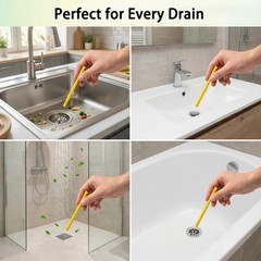 360EXPRESS Drain Cleaner and Deodorizer Sticks, 24 Pcs Enzyme Drain Sticks – …