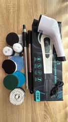 7 in 1 Electric Cleaning Brush Cordless Scrubber Kit 25W Adjustable Handle