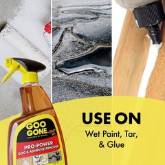 Pro-Power Heavy Duty Tape, Adhesive&Grease Remover Spray Gel,Orange Citrus Scent