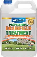 Enzyme Drain Field Cleaner Septic Treatment 128oz, Safe for Plastic Metal