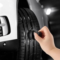 2 Pack Tire Shine Applicator with Curved Brush for Car Polish and Wax