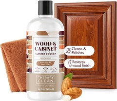 Therapy Wood Polish Bundle with Microfiber 16 oz. Wood Furniture Polish, Bes…