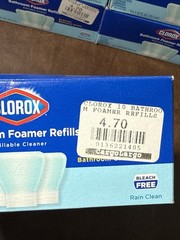Clorox Bathroom Foamer Refills RAIN CLEAN Lot of 15 (5 x 3 per box) NEW