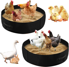 Chicken Dust Bath Tub Chicken Coop Cleaner Containe Essential Chicken Coop Acces