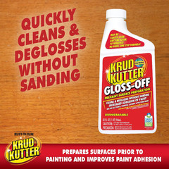 32 oz Gloss-Off Prepaint Surface Preparation Cleaner, No Sanding Liquid Deglosse