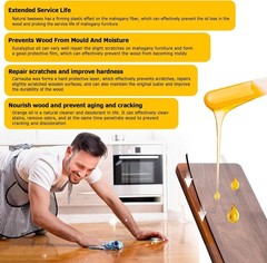 Beeswax Furniture Polish Wood Wax – Wood Polish & Conditioner Restorer for Ha…