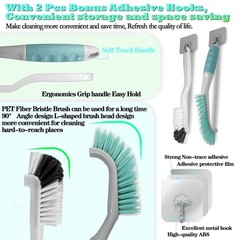2Pcs Cleaning Brushes, Multi-Purpose Right Angle Brush Scrubbing Kitchen Coff…