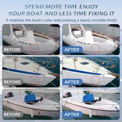 Marine Fiberglass Repair Kit for Boats, Gel Coat Kepair kit for Boats, Epoxy …