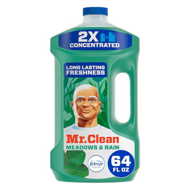 Mr Clean 2X Concentrated Multi Surface Cleaner Febreze Meadows & Rain – 64 oz