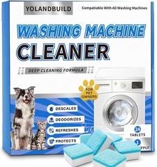Uproot Clean Washing Machine Cleaner Tablets – 24 Pack for a 12 Month Supply. Fo