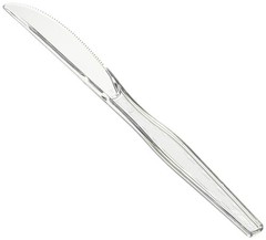 Dixie – B008X61YAI KH017 Clear Heavy-Weight Plastic Knife – 1000 / CS