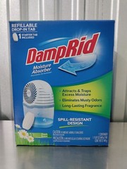 DampRid Drop-In Tab Moisture Absorber Starter Kit, Fresh Scent Damp Rid