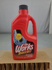1x The Works Power Gel Drain Clog Remover 32 Oz