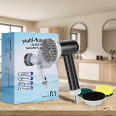 Electric Spin Scrubber, Cordless Shower Scrubber with 3 Replaceable Brushes, …