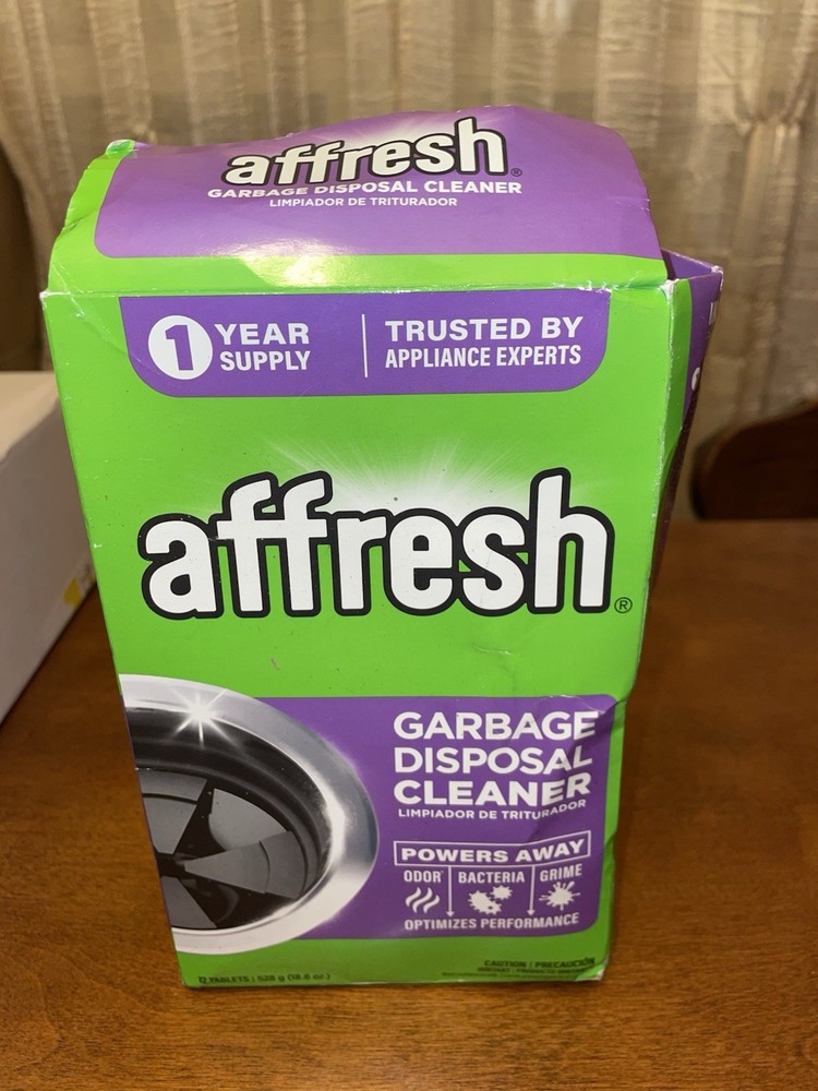 Box Of 12 Affresh Garbage Disposal Cleaner Tablets 12 Month Supply Removes Odor