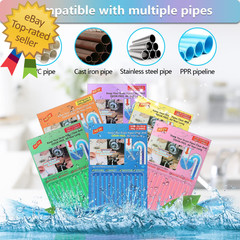 72Pcs Drain Cleaner Deodorizer Sticks – Keep Drain Pipes Clear, Prevent Clogs fo