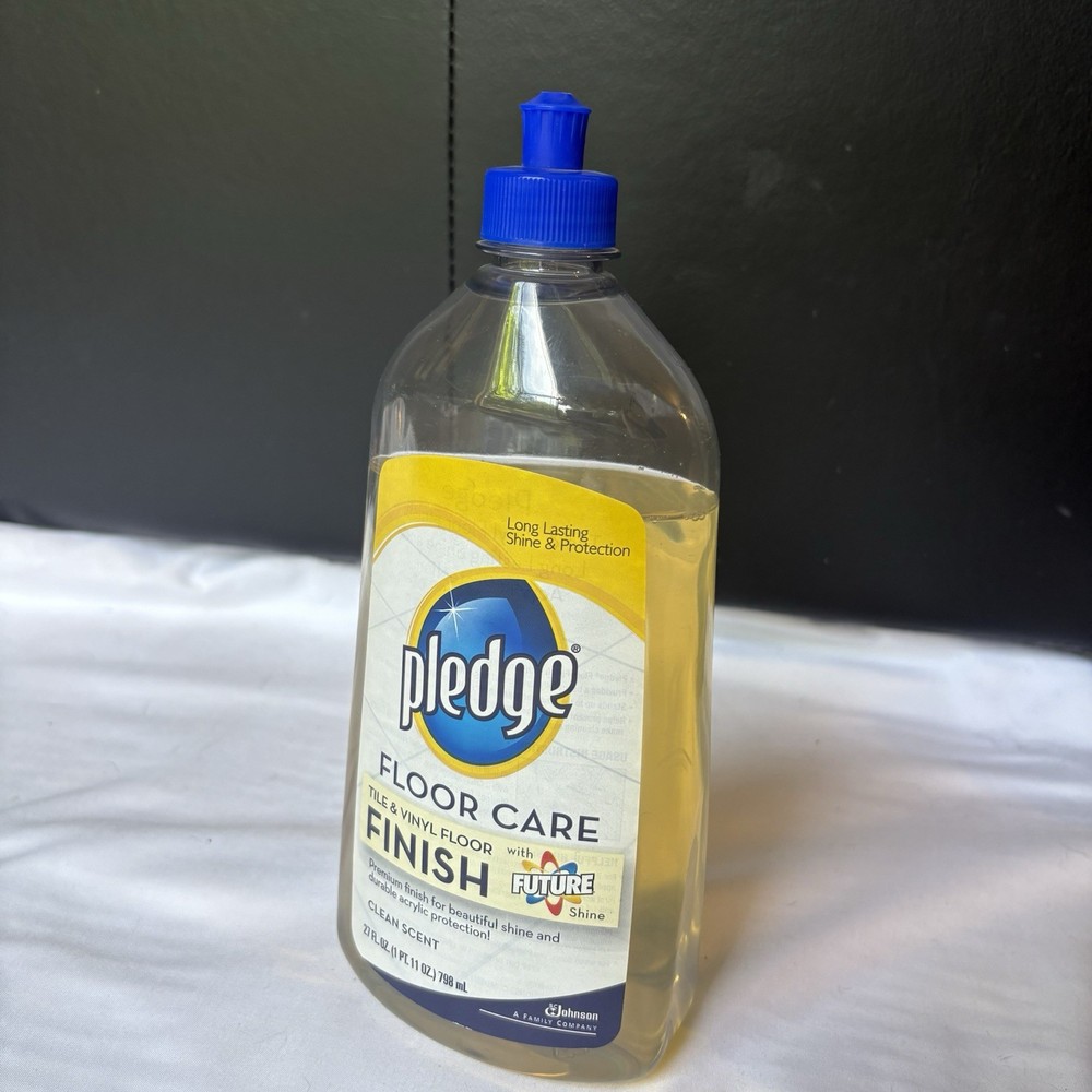Vintage Pledge Floor Care With FUTURE Shine 27 oz Clean Scent 2010