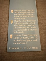 Hagerty No Scent Silver Neutralizes Tarnish Non-Toxic Protection Strip 2 x 7 in.